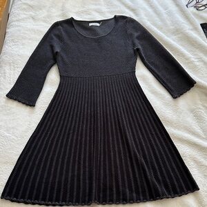 Black Knit Dress